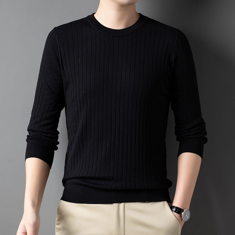 Men's Fine Rib Sweater Lisslune
