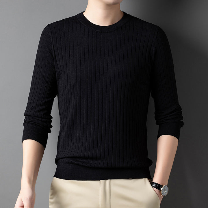 Men's Fine Rib Sweater Lisslune