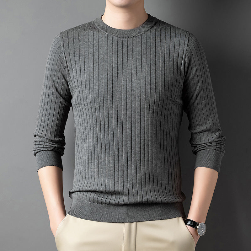 Men's Fine Rib Sweater Lisslune