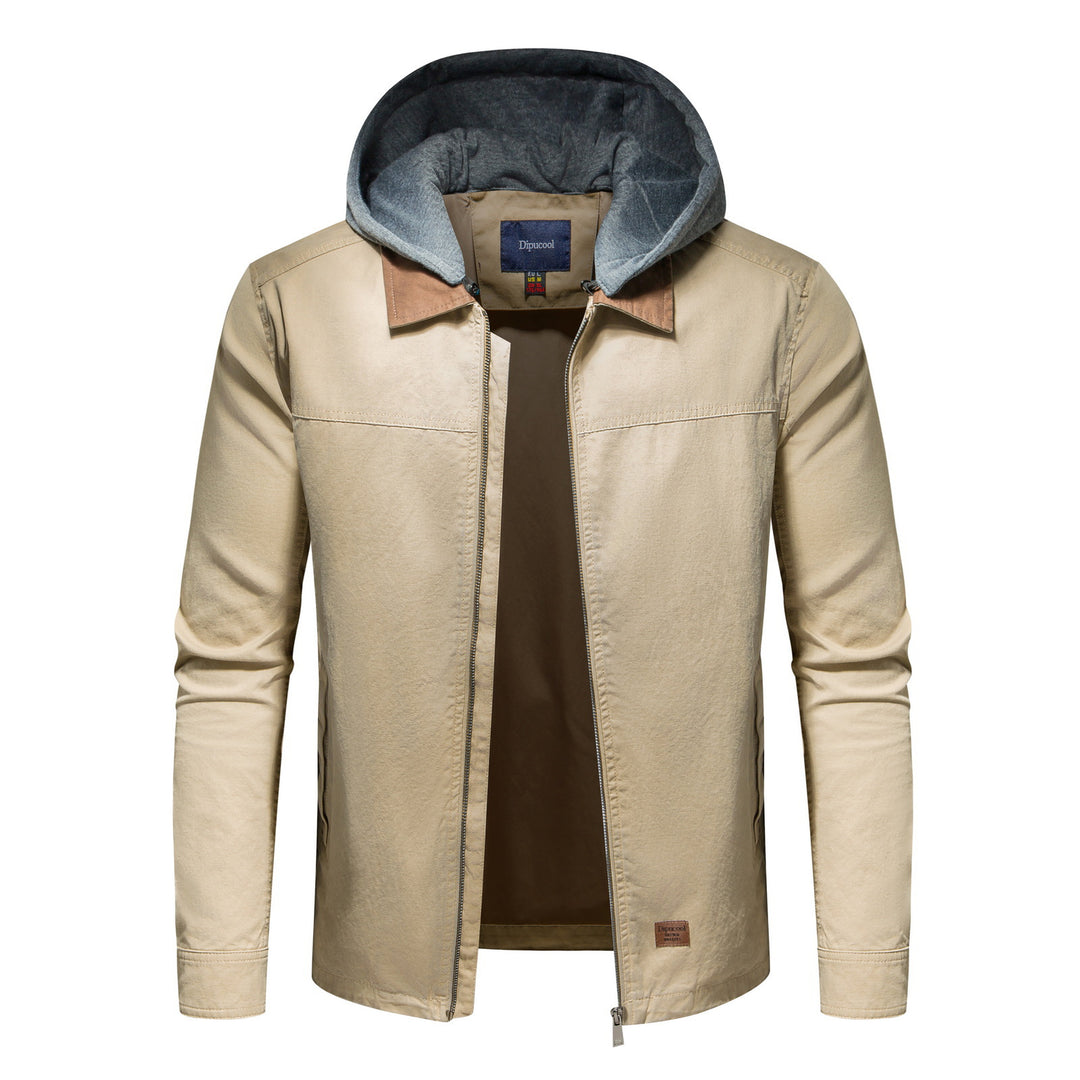 Men's utility jacket with detachable hoodie Lisslune