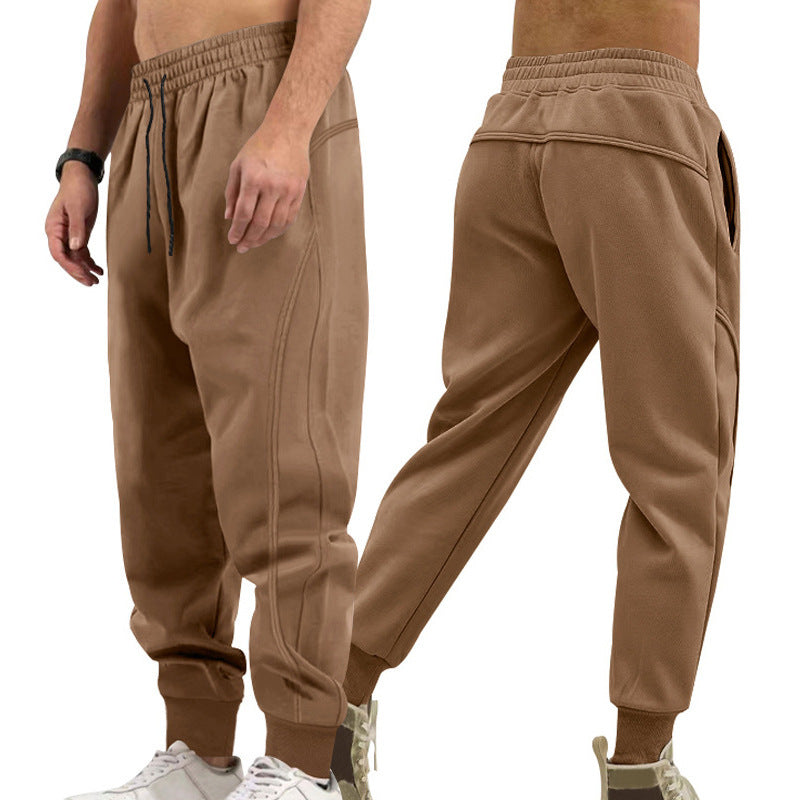 Men's sporty jogging pants with elastic waistband and pockets Lisslune