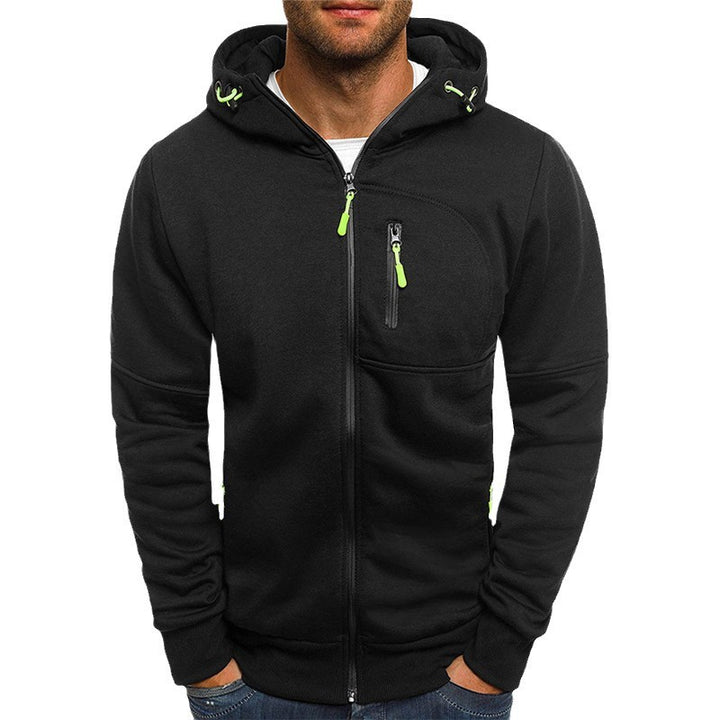 Men's functional hoodie with a slim fit and practical zippered pockets Lisslune