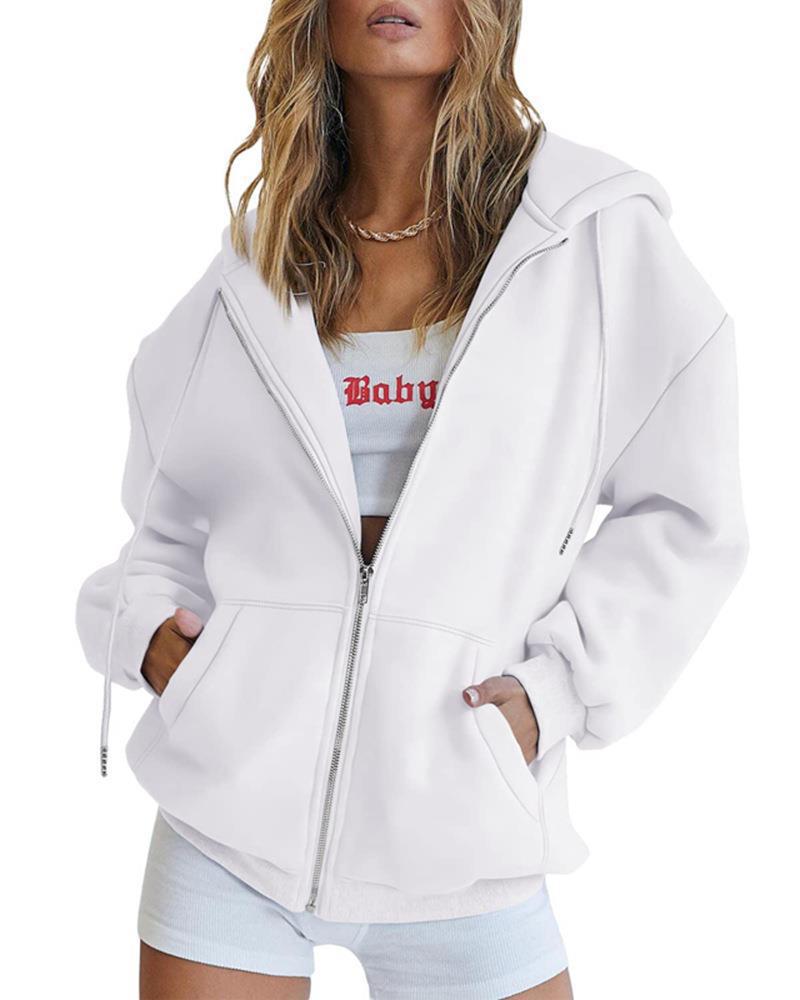 Women Oversized Hoodie Jacket Lisslune