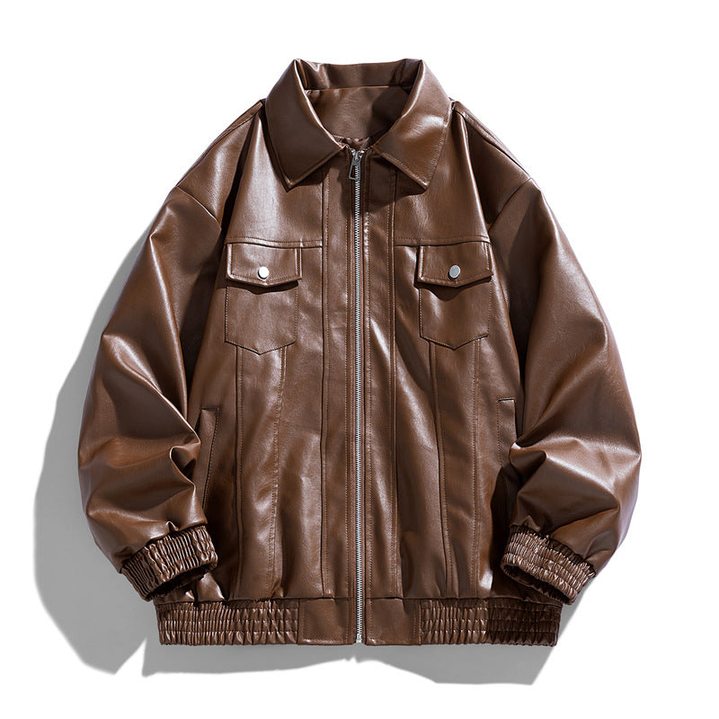 Men's Leather Jacket Lisslune