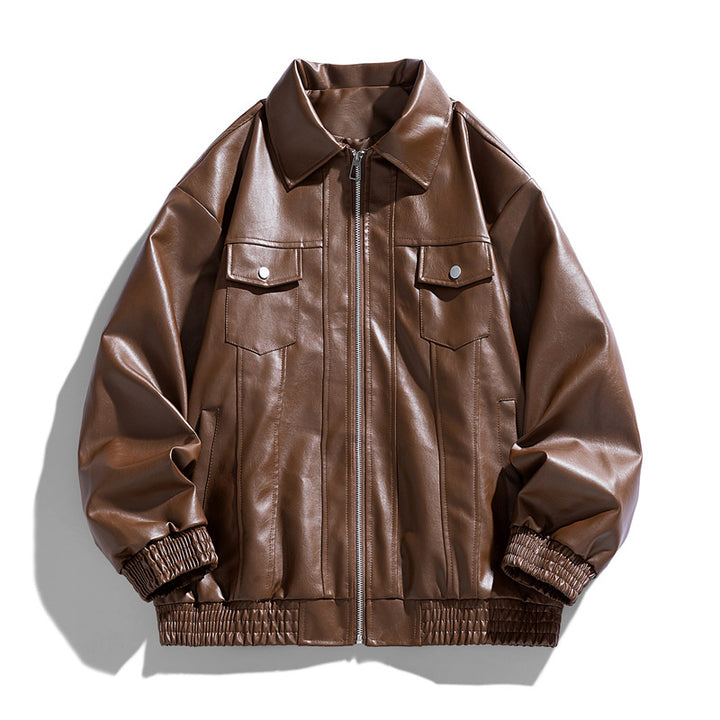 Men's Leather Jacket Lisslune