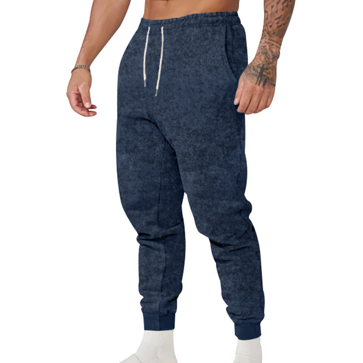 Men's comfortable sweatpants with elastic waistband and sporty style Lisslune