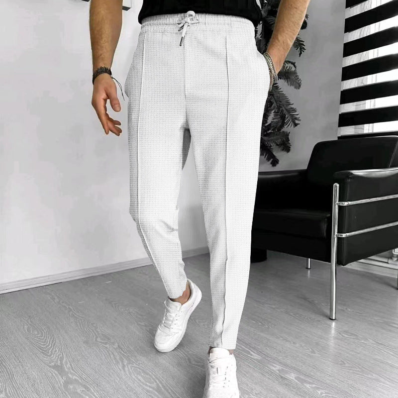 Men's jogging pants with side zipper pockets and modern cut Lisslune