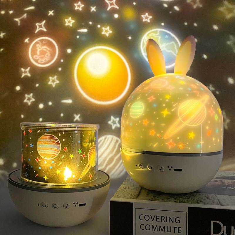 Lisslune | Magical Children's Room Lamp with Star Effect