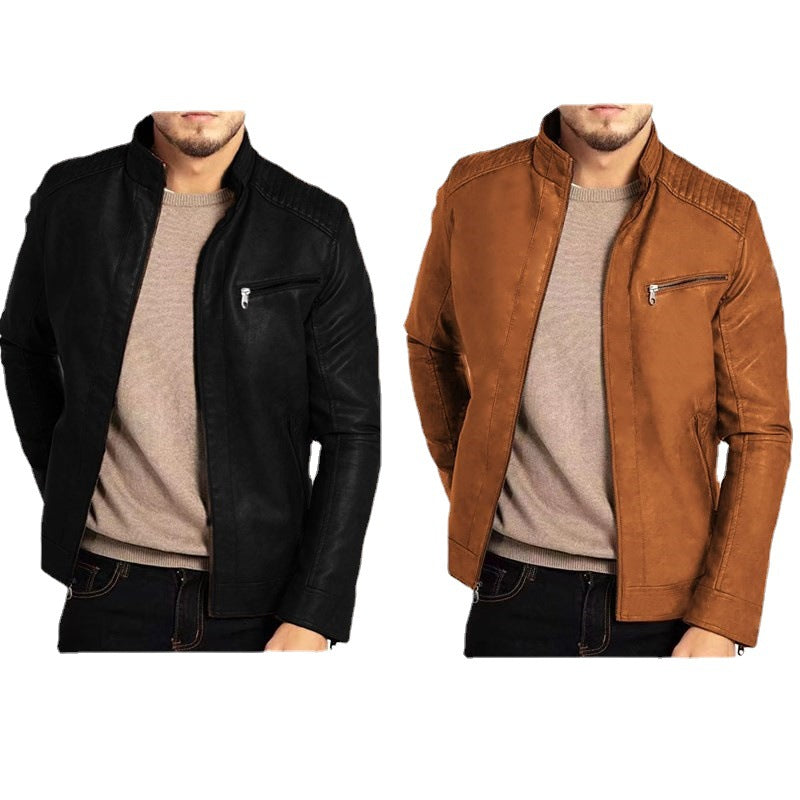 Men's Leather Jacket Lisslune