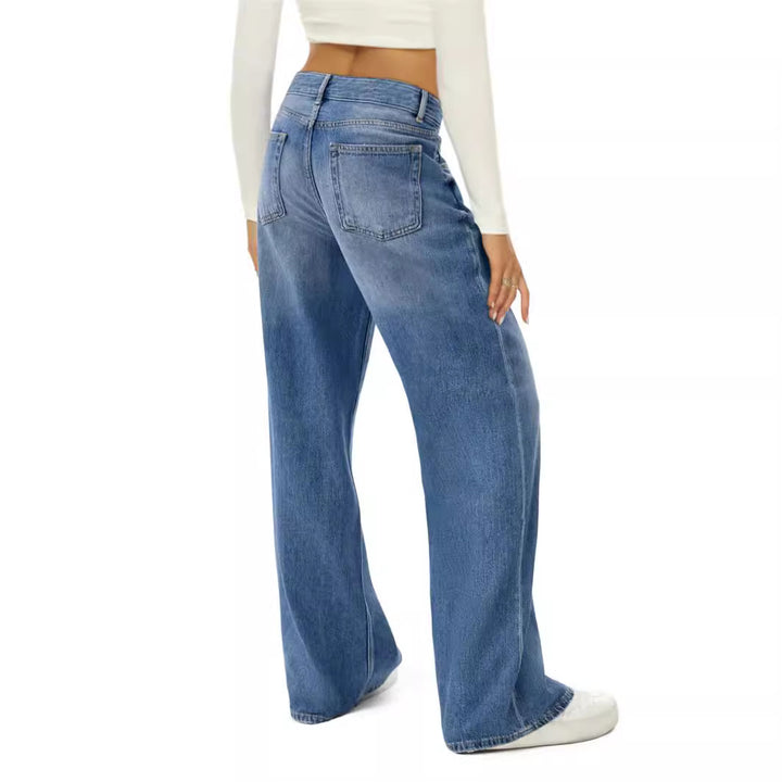 Women Casual Loose Jeans in Urban Style Lisslune