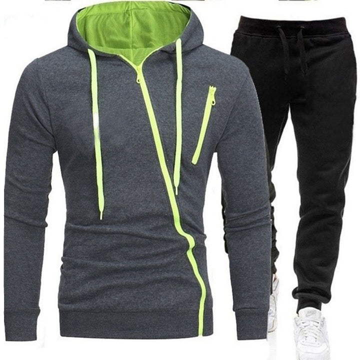 Men's functional jacket with asymmetrical zipper and sporty fit Lisslune