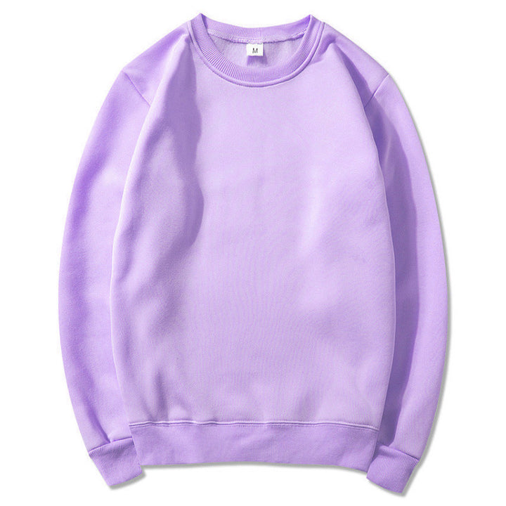 Women's sweatshirt made of soft fleece material with a classic round neckline Lisslune