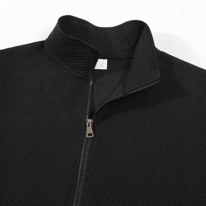 Men's sporty jacket with textured design Lisslune