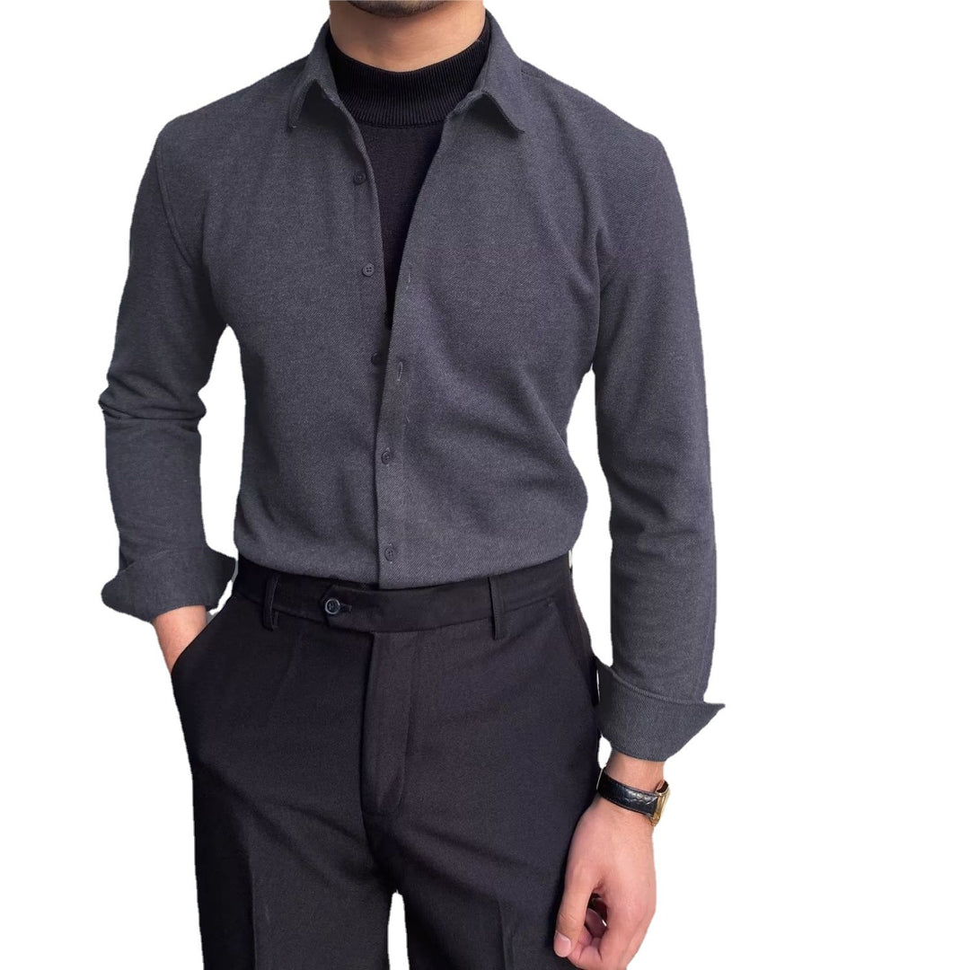 Men's Elegant Long Sleeve Shirt Lisslune