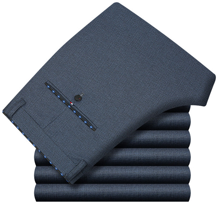 Men's Elegant Suit Pants with Stylish Pocket Design Lisslune
