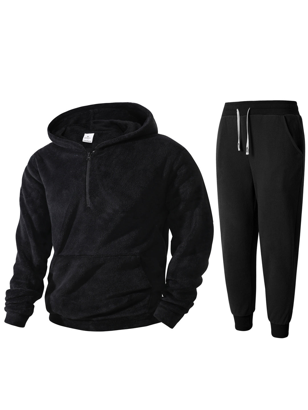 Men's Cozy Fleece Hoodie and Sweatpants Set Lisslune