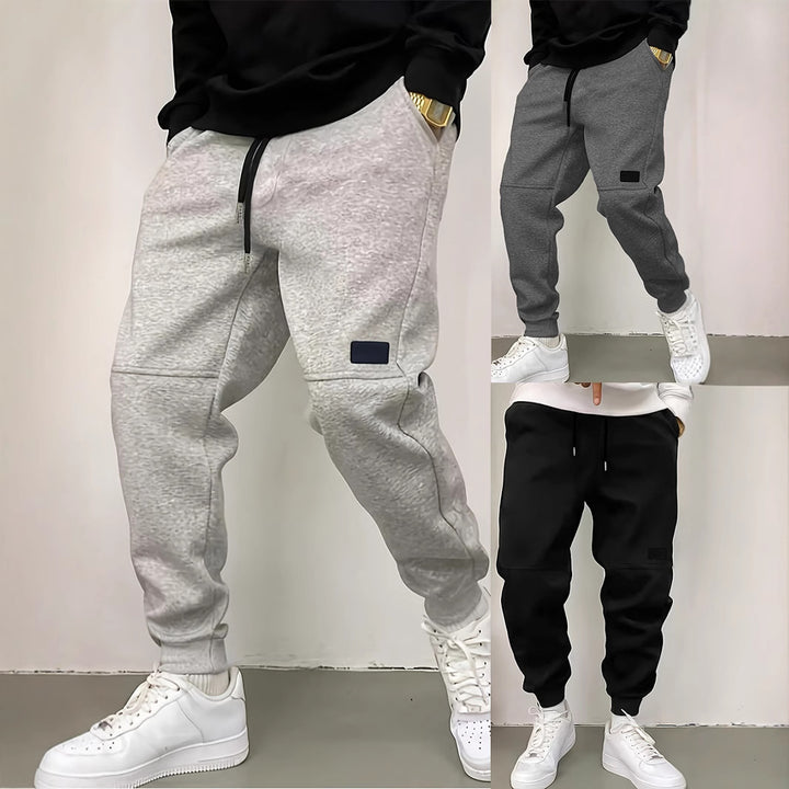 Men's sporty jogging pants with innovative pockets Lisslune