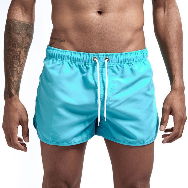 Men's swim shorts made of quick-drying material with an elastic waistband Lisslune