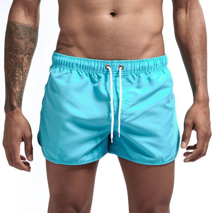 Men's swim shorts made of quick-drying material with an elastic waistband Lisslune