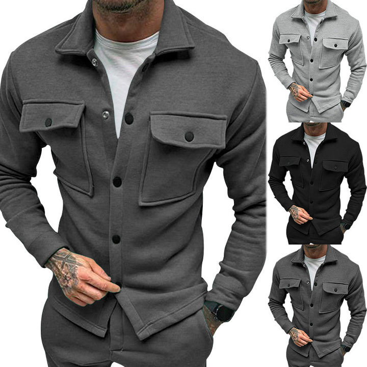 Men's utility jacket with practical pockets and modern cut Lisslune