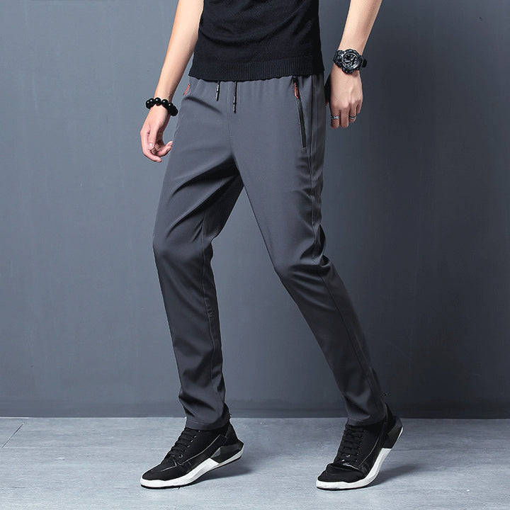 Men's sporty leisure pants with practical zip pockets Lisslune