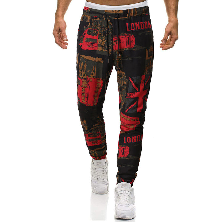 Men's fashionable casual pants with unique London design Lisslune