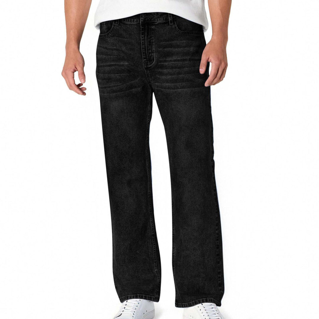 Herren lässige Bootcut Jeans mit modernen Waschungen Lisslune