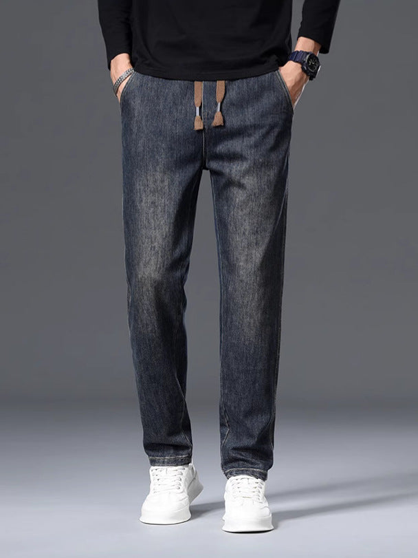 Men's casual joggers with elastic waistband and practical side pockets Lisslune