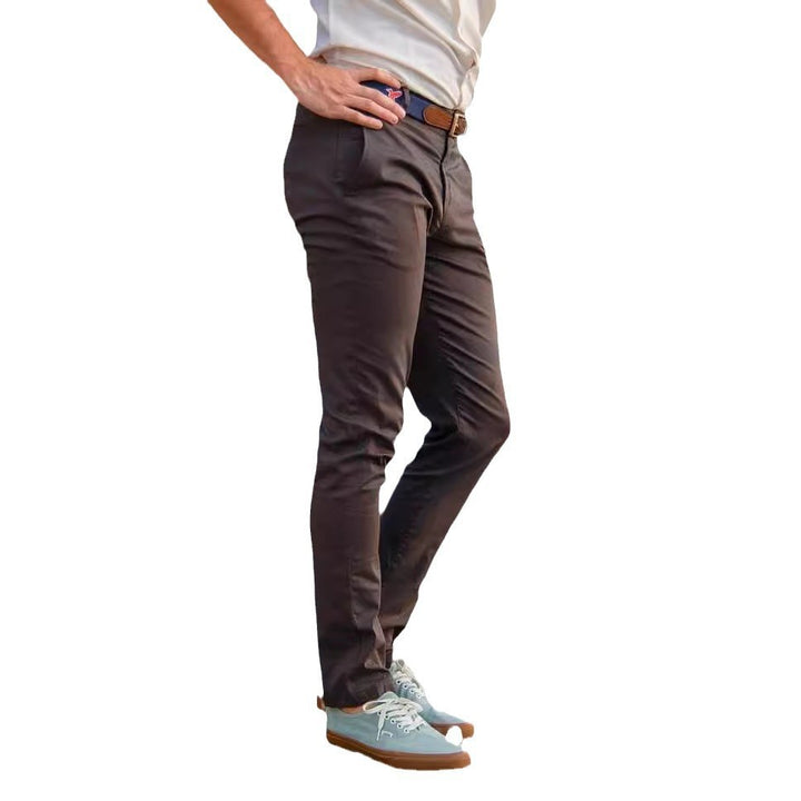 Men's lightweight stretch chino pants Lisslune