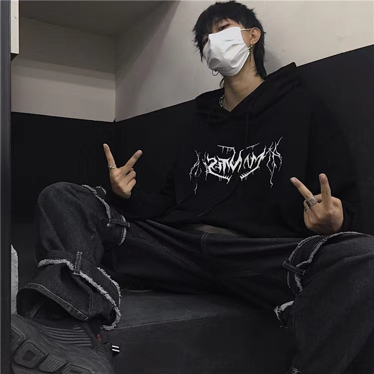 Women's hoodie with modern lettering and casual fit Lisslune