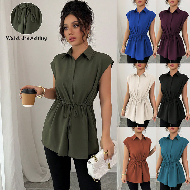 Women casual blouse with tailored cut Lisslune
