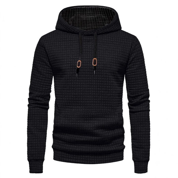 Men's stylish hoodie with textured design Lisslune