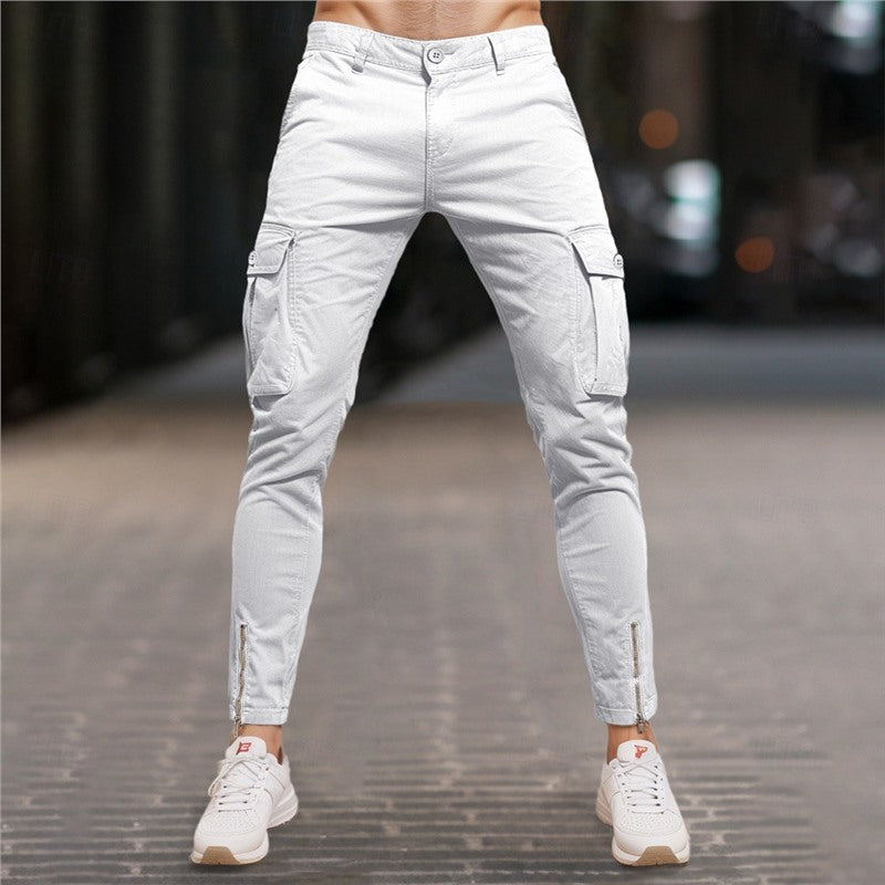 Men's Modern Cargo Pants with Zipper Lisslune