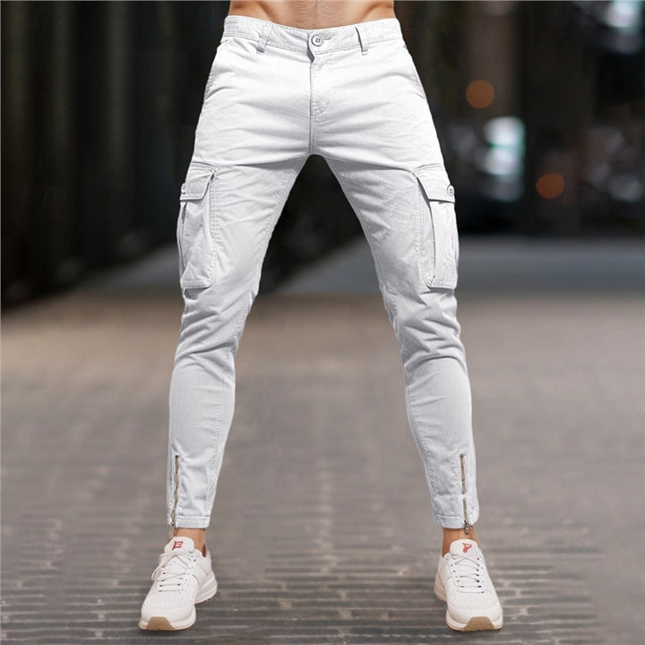 Men's Modern Cargo Pants with Zipper Lisslune