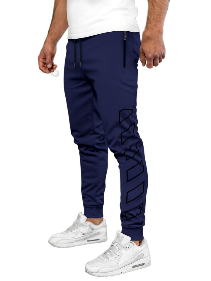 Men's sporty jogging trousers with zip pockets Lisslune