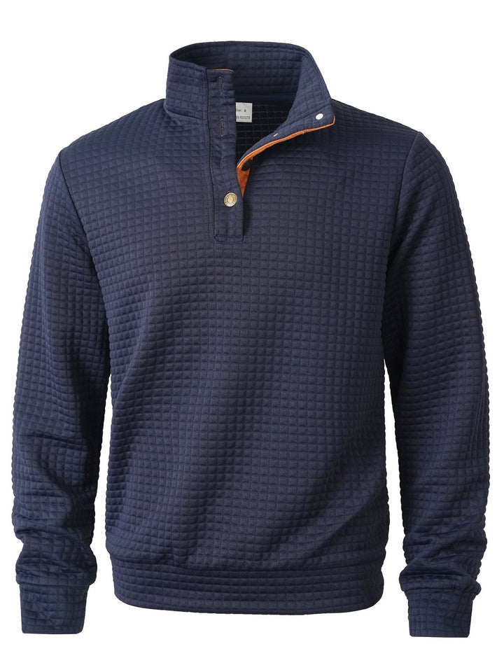 Men's stylish sweater with fashionable stand-up collar Lisslune