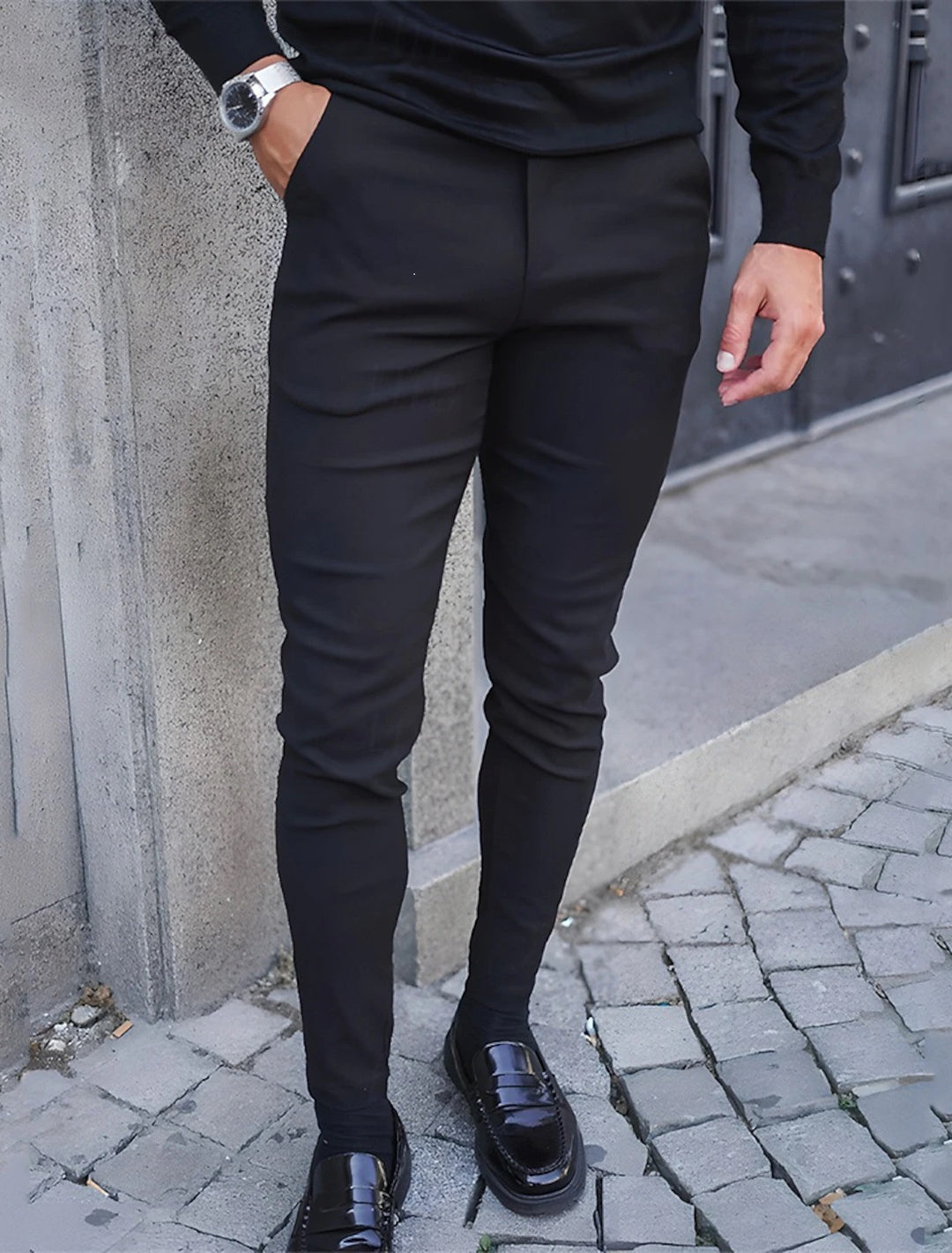 Men's Slim-Fit Pants with innovative stretch material Lisslune