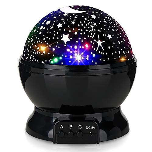 Lisslune | Soothing Night Light Ball with Star Projection