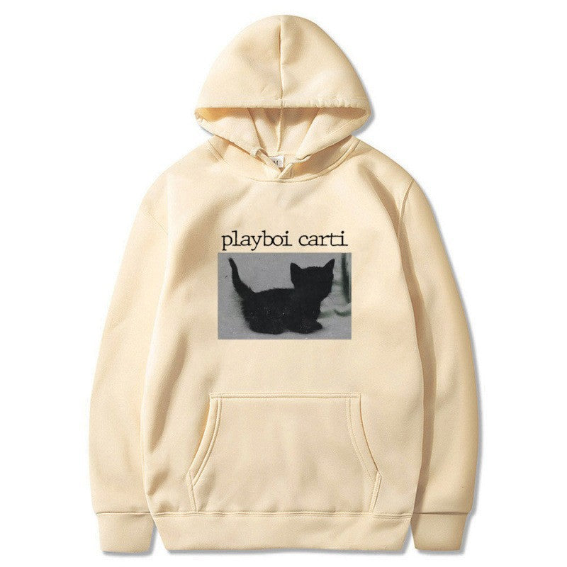 Women's hooded sweatshirt with unique artistic print Lisslune