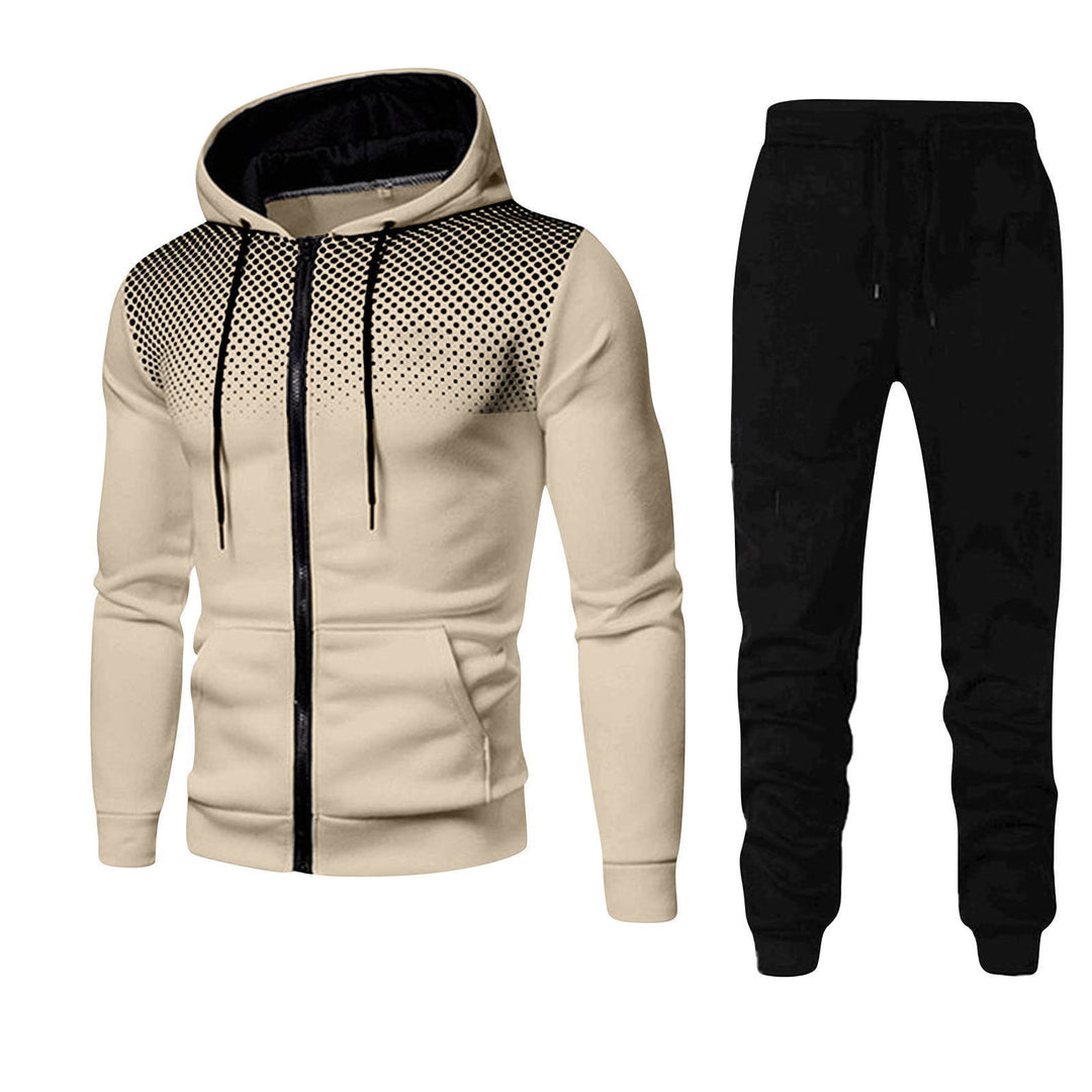 Men's Fashionable Tracksuit with Contrasting Details Lisslune