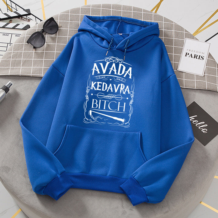 Women's hoodie with creative text Lisslune