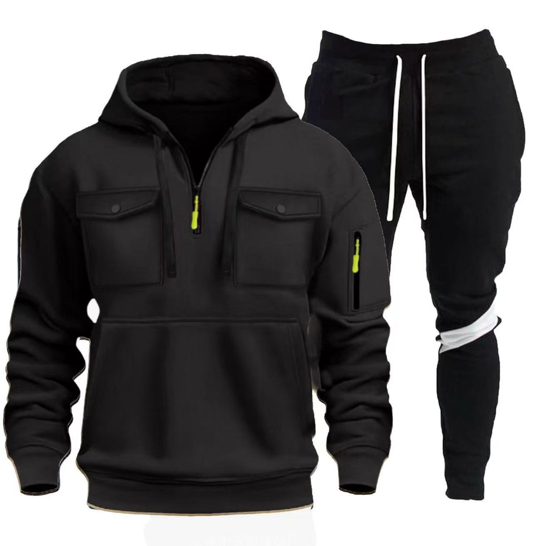 Men's practical hoodie with sports pants Lisslune