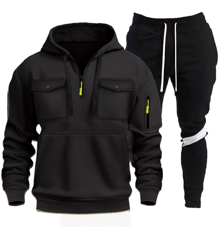 Men's practical hoodie with sports pants Lisslune
