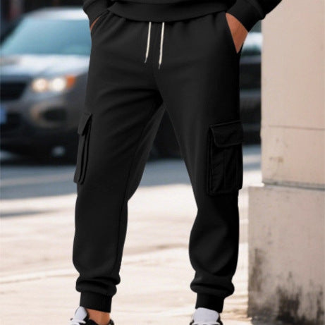 Men's Fleece Cargo Pants Lisslune