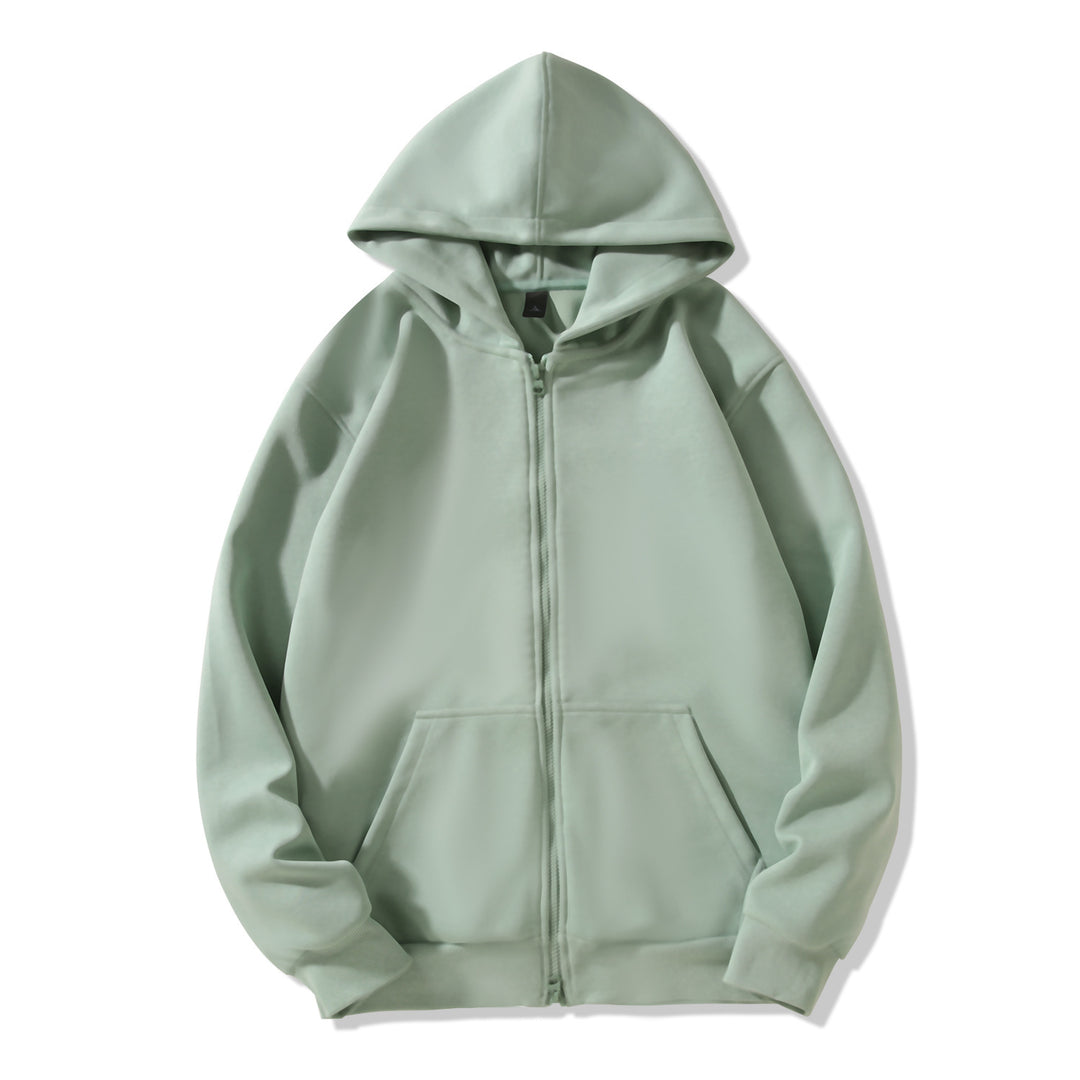 Ladies hoodie jacket with full zip and practical pockets Lisslune