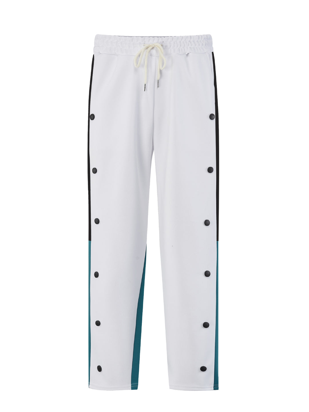 Men's sporty training pants with snap button closure and breathable structure Lisslune
