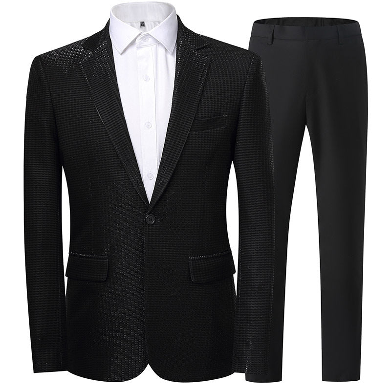Men's festive and elegant sequin suit Lisslune