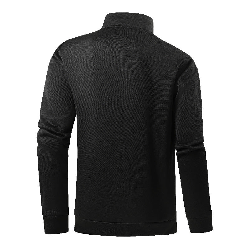 Men's Warm Fleece Pullover with Half Zipper Lisslune
