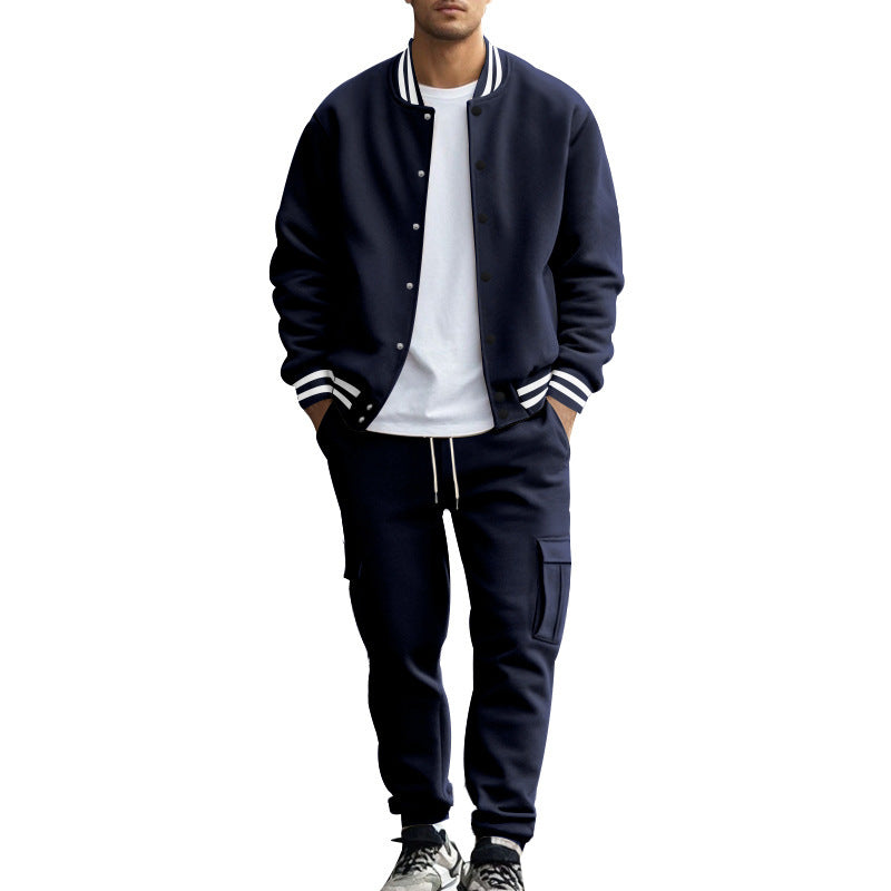 Men's sporty leisure set with balloon cut and practical pockets Lisslune