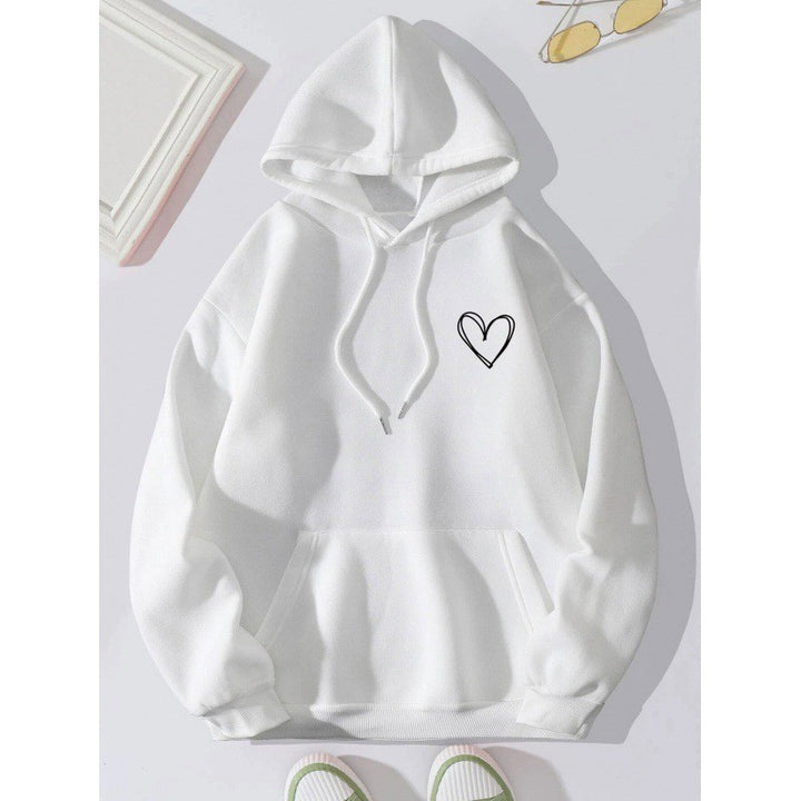 Women's hoodie with cool heart motif Lisslune